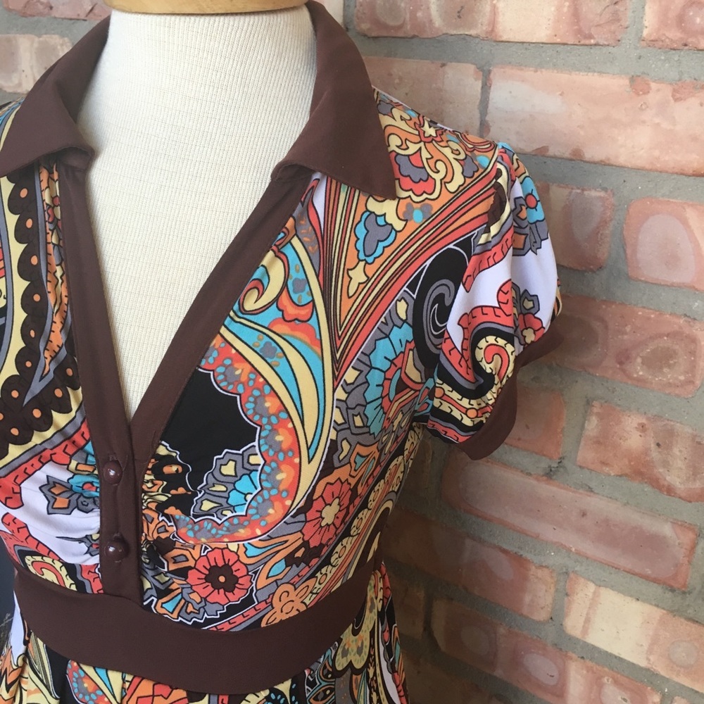 ✌XOXO vintage dress retro styling size M